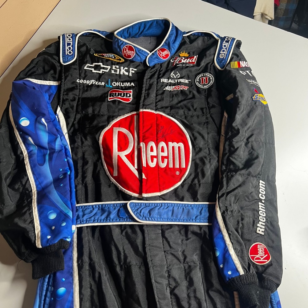 Kevin Harvick Signed Sparco Rheem RCR Racing Fire Suit NASCAR SFI Certified MTM